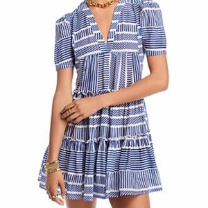 NWT Aqua Tiered V-Neck Mini Dress